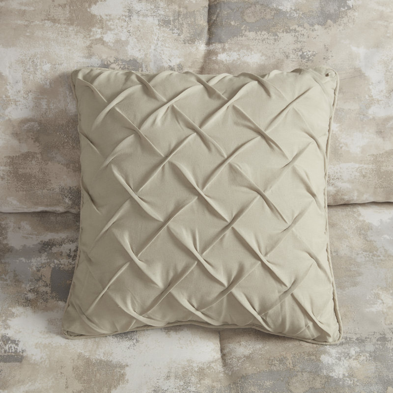 Ensemble d'édredon en mélange de coton texturé 7 pièces Beacon, Édredon de très grande taille et 6 pièces suppl