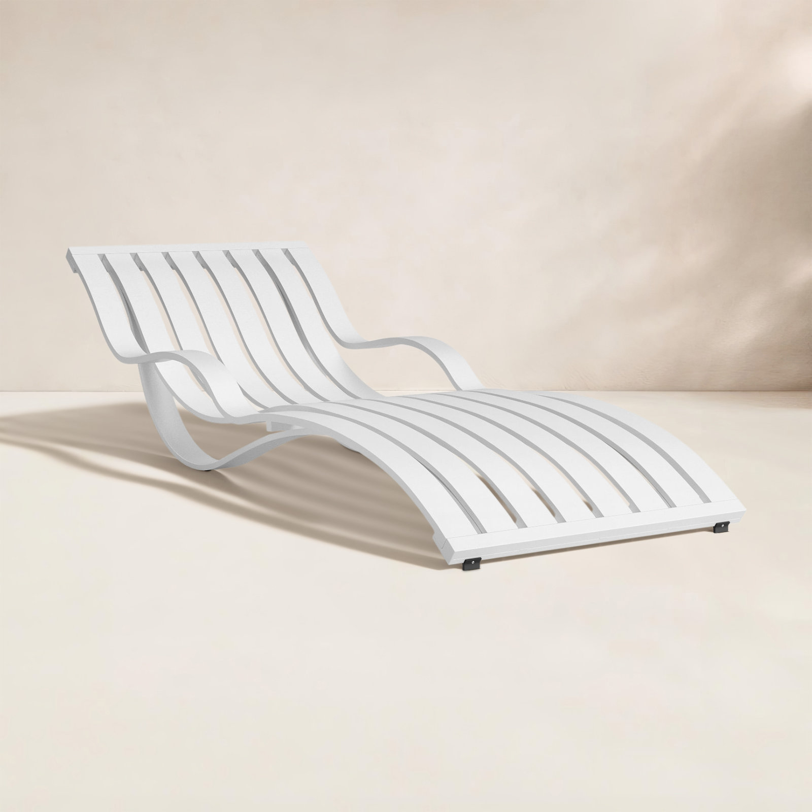 Hareton 79" Long Single Chaise, White