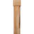 5 1/2"W x 18"D x 26"H Traditional Block Smooth Bracket w/ Offset Brace, Western Red Cedar-47797981-47797793