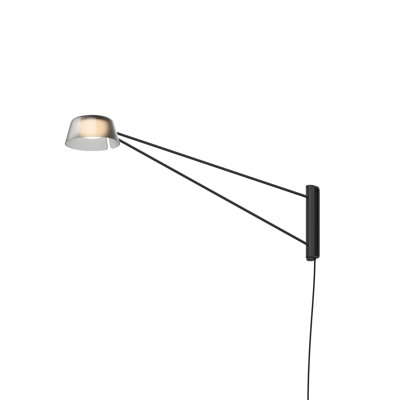 Ray LED Plug-in Armed Sconce