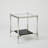 Medford Glass Top End Table