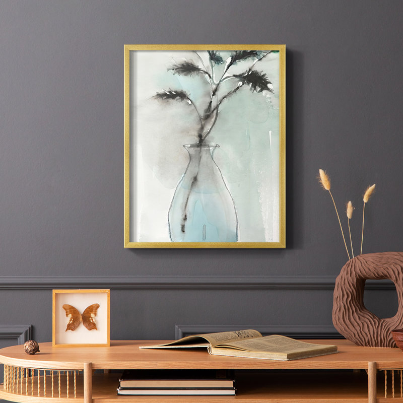 Soft Ferns I Framed Print - Solid Wood