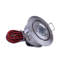 Luminaire à DEL rond pivotant encastré sous l'armoire, 2 700 K, acier brossé-41023370-40989681