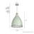 Bluff View 3 - Light Dome Pendant-64362027-104571127-64362023