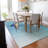 Premium Machine Washable Mayfield AMF147 Blue Rug-192949070