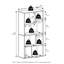 Runck 107cm H x 48cm W Bookcase-2048666343