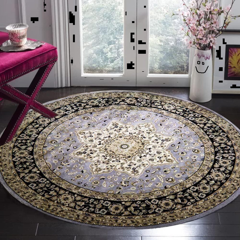 Round Dziamyan 120cm X 120cm Area Rug