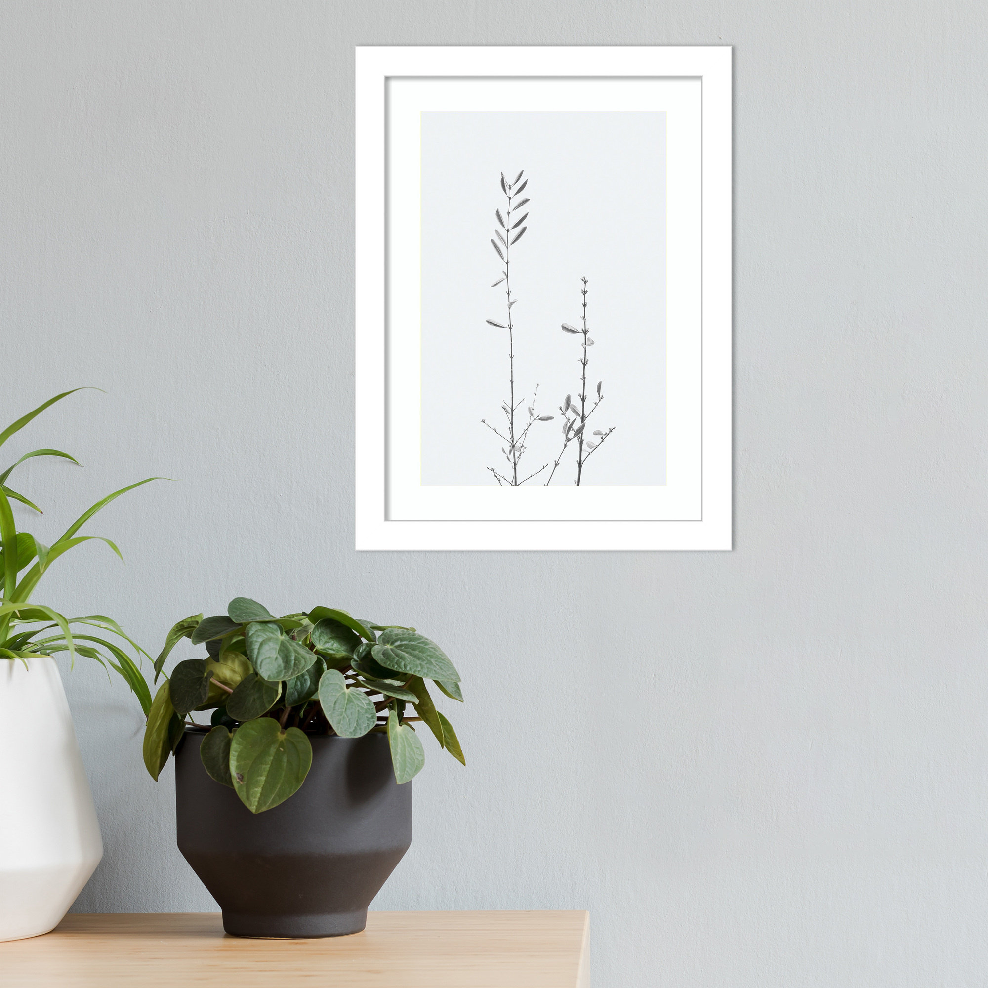 Adela Retro Tennessee Botanical Print No 2 Framed On Paper by Adela Photograph, White, 13" H x 10" W x 1" D