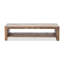 Table basse rectangulaire en bois massif-100833200