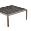 Chaise de table d'extérieur simple en bambou, plateau rond