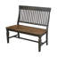 Banc en bois massif Skyla-2009305784