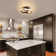 Creger 2-Light Double Round LED Ceiling Light Flush Mount Warm Light