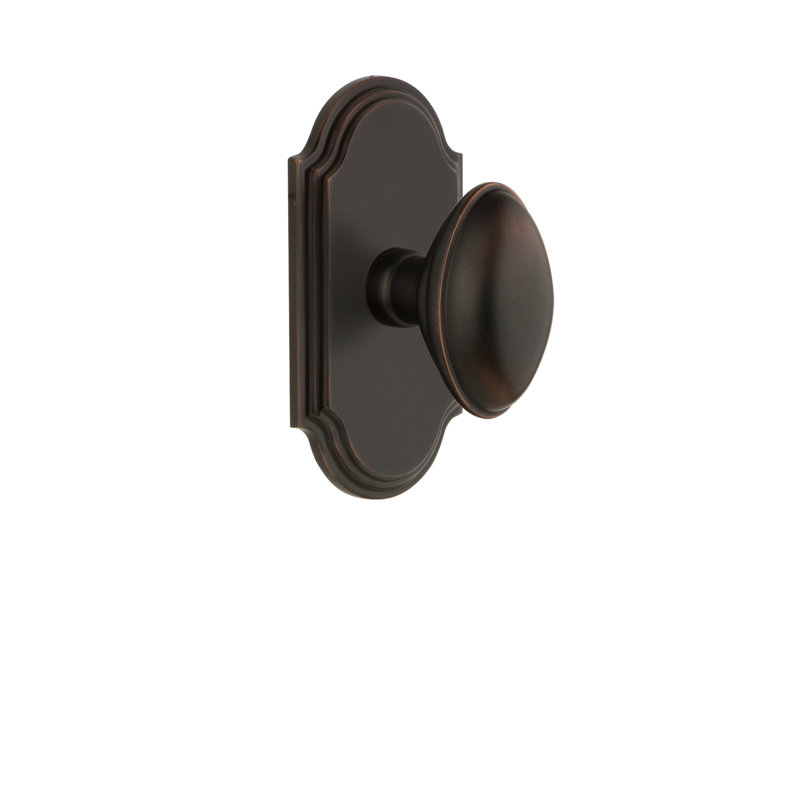 Bouton d'intimité Grand Plate, Bronze intemporel, 2 3/8"