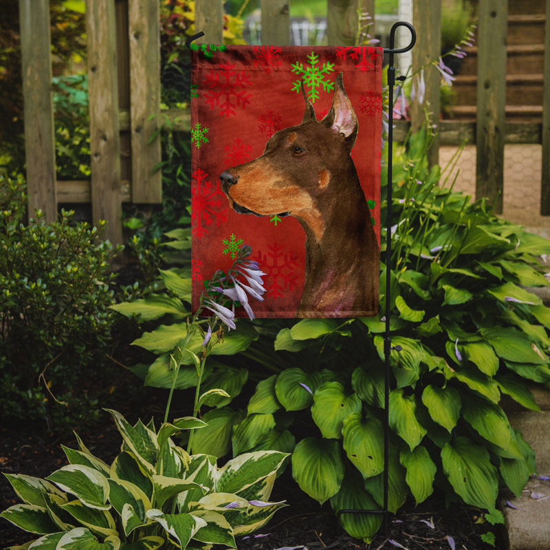 Drapeau rouge et vert Vart, Doberman 3
