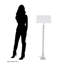Fiddlewood 129cm White Traditional Floor Lamp