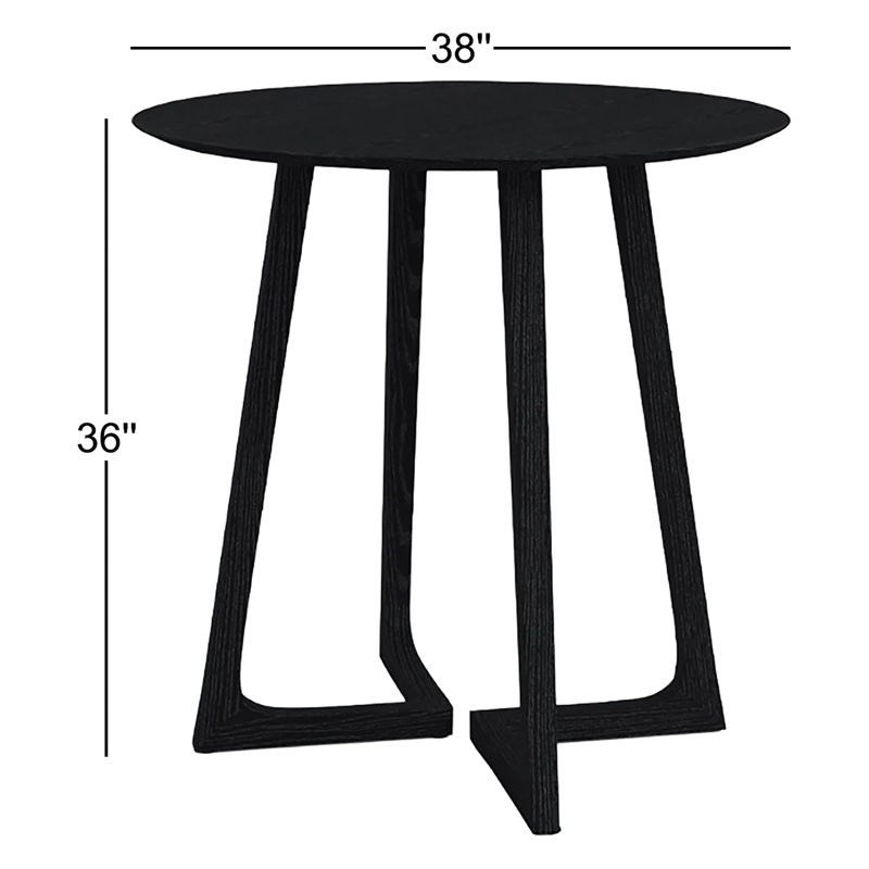 Fischer Counter Table, Black Ash