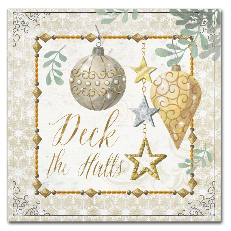 « xmas sparkle », reproduction d’impression sur toile tendue, H 35 po x l 35 po