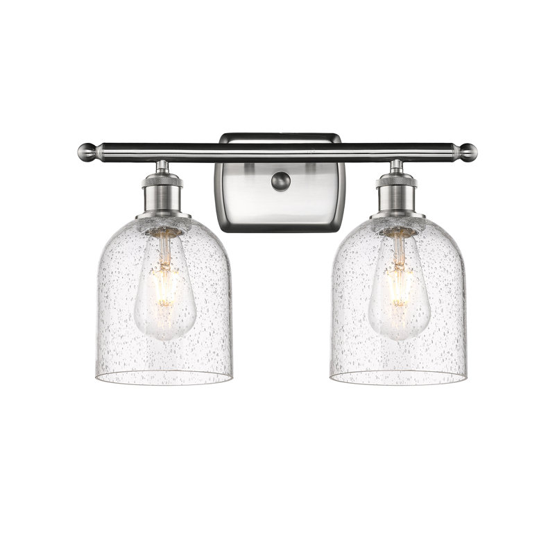 Allysson 2 - Light Dimmable Vanity Light, Seedy, Brushed Satin Nickel