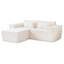 Canapé modulaire avec repose-pieds 3 pièces Boneless-645614229