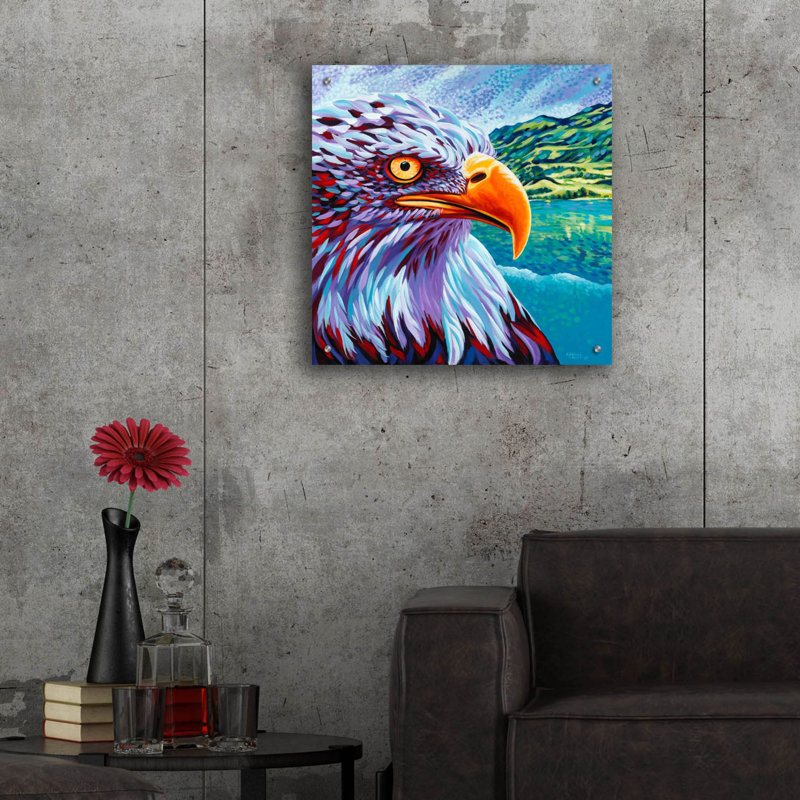 «Proud Eagle» par Carolee Vitaletti, H 24 po x l 24 po