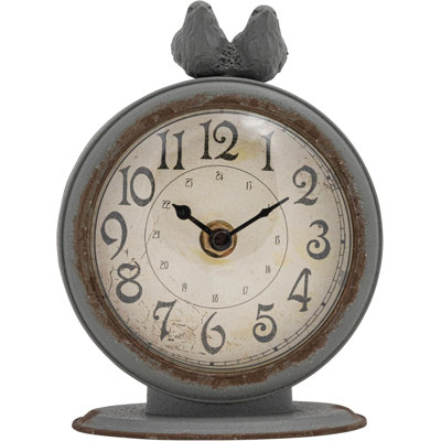 Horloge murale grise grise