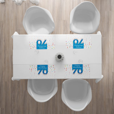 Polyester Polka Dots Rectangle Placemat
