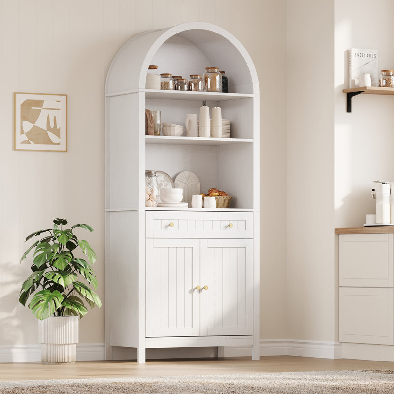 Armoire d'appoint 73 pouces, Blanc