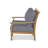 Stockton 64'' Wide Teak Loveseat with Cushions-75880205