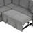 108.7" Sectional Sofa Convertible Pull-out Sofa Bed-366542712