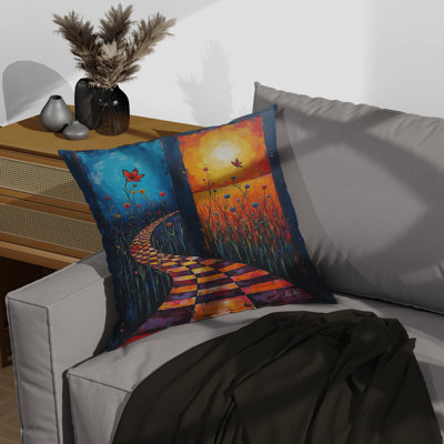 Our Way Home Throw Pillow