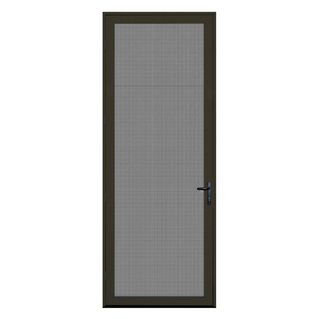 Meshtec 2.1 Single Surface 96" High Mount Ultimate Security Aluminum Screen Door Titan Security Doors 