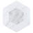 Classico Bardiglio Hex 7" x 8" Porcelain Patterned Wall & Floor Tile