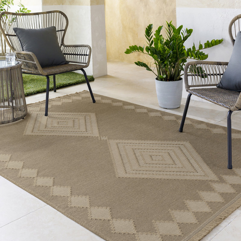 Jute Boho Runner Beige/Cream_MYS2304, Rectangle 198 x 275cm