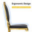 Chaise d'appoint noire Hovik