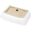 Lavabo de salle de bain vasque en céramique 24 po x 15 po Modern