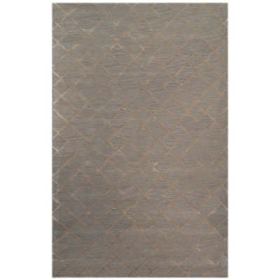 Highway Geometric Wool Area Rug