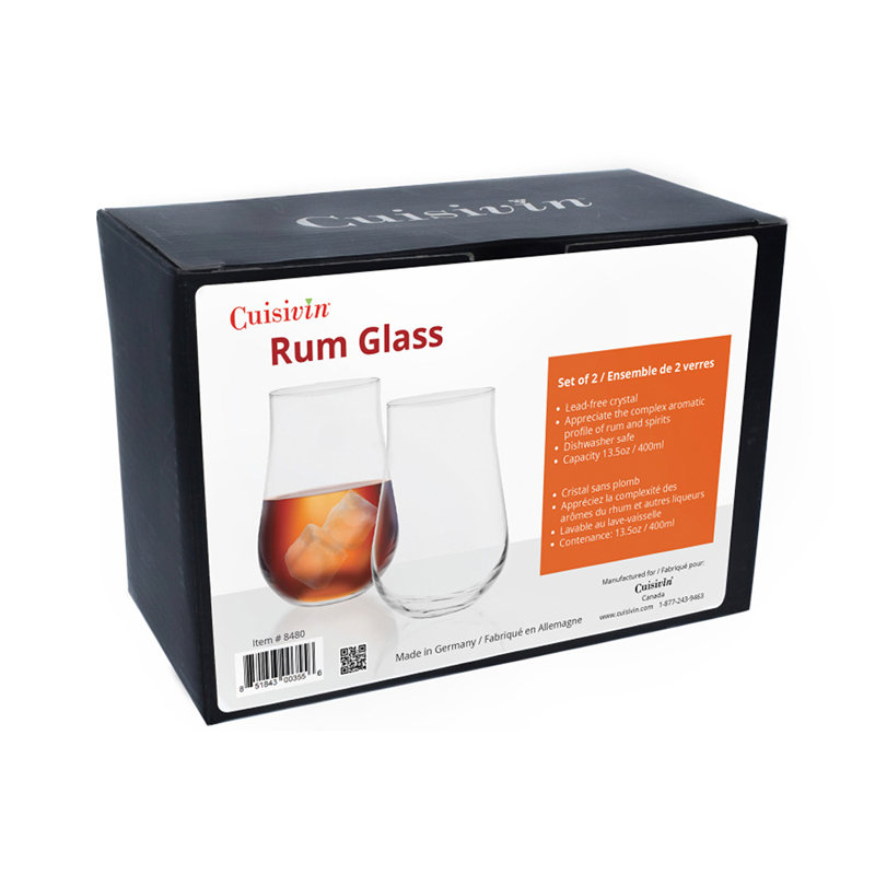 13.5oz. Crystal Whiskey Glass Set