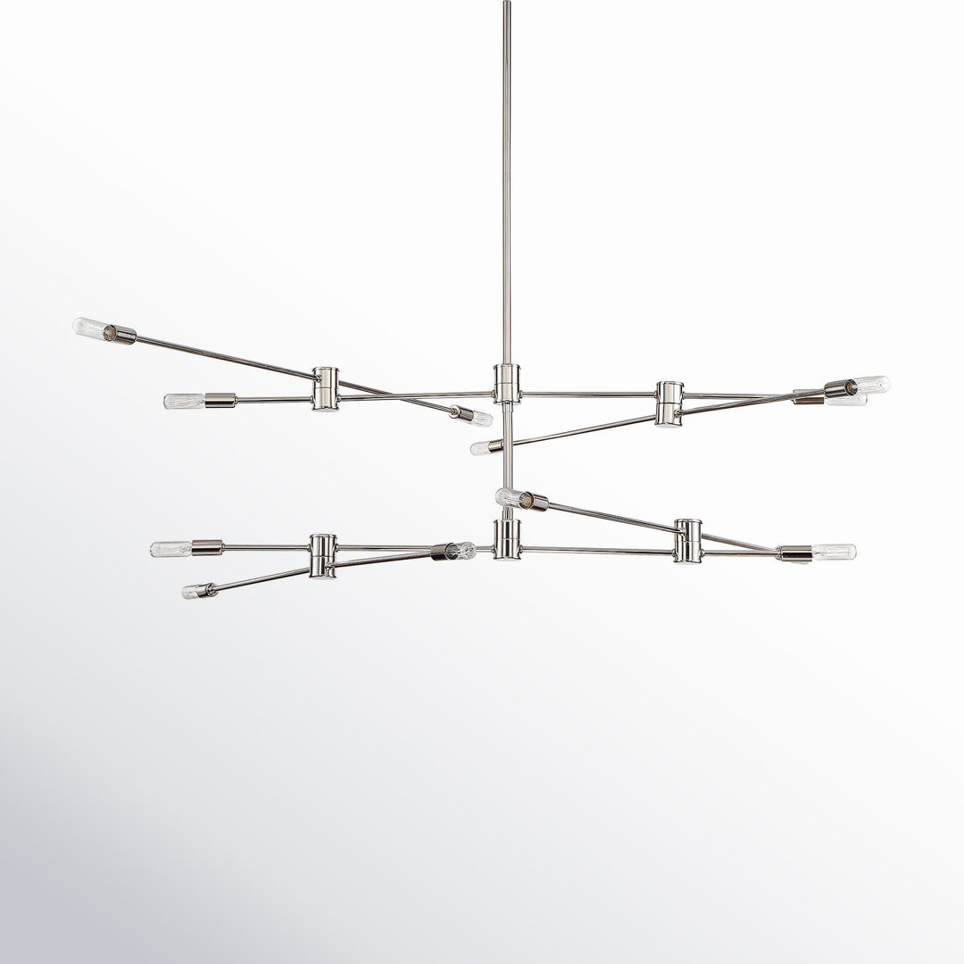 Jordy 12 - Light Sputnik Modern Linear Chandelier AllModern 