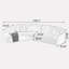 Canapé modulaire 2 pièces rembourré-108607811-108607809