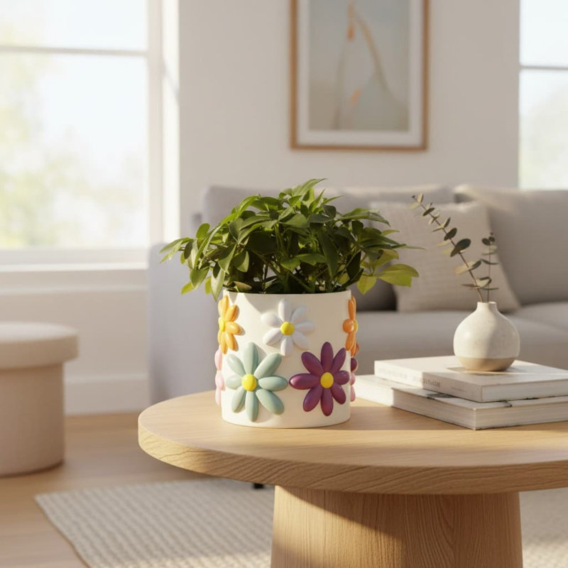 Planter, White