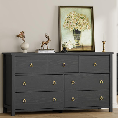 Modern Dresser with Spacious Drawers – Large Clothes Storage Organizer for Bedroom, Closet, Living Room, Hallway & Nursery