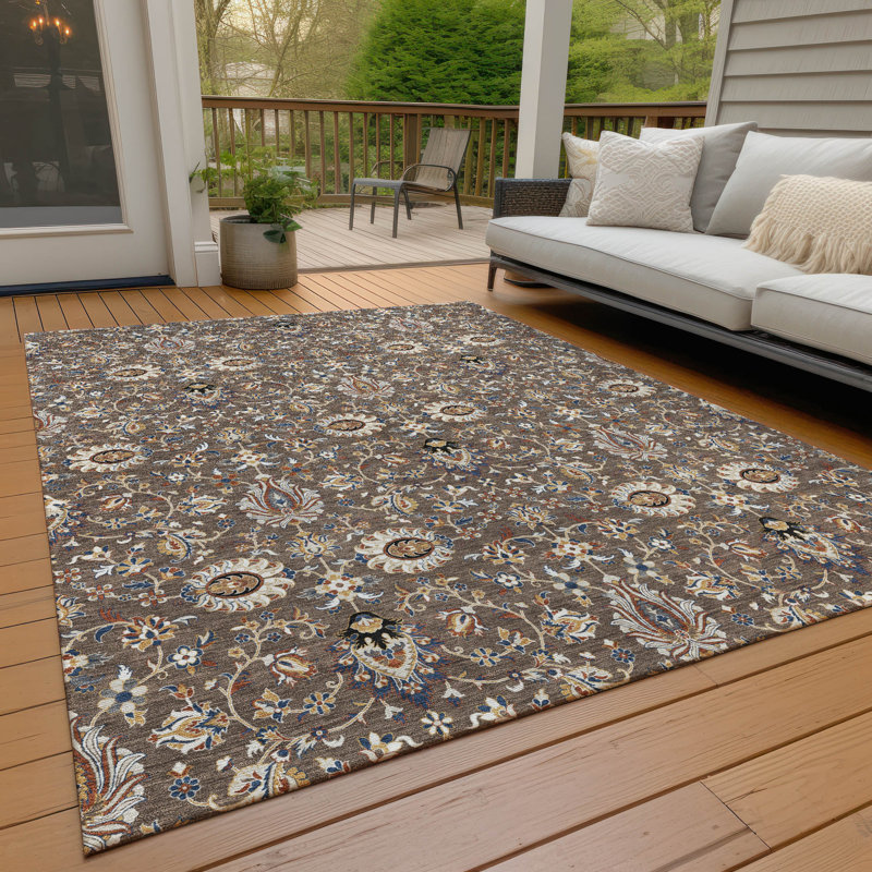 Tapis universel intérieur / extérieur lavable à la machine Husby ACN2192, Rectangle 10 pi x 14 pi