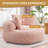 Corduroy Floor Lounge – Compression-Bean Bag, No Assembly-1476067076