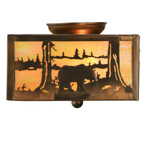 Rustic Lodge 2 - Light Flush Mount