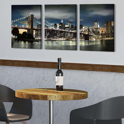 3 Piece Wrapped Canvas Print