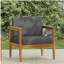 Fauteuil club en bois