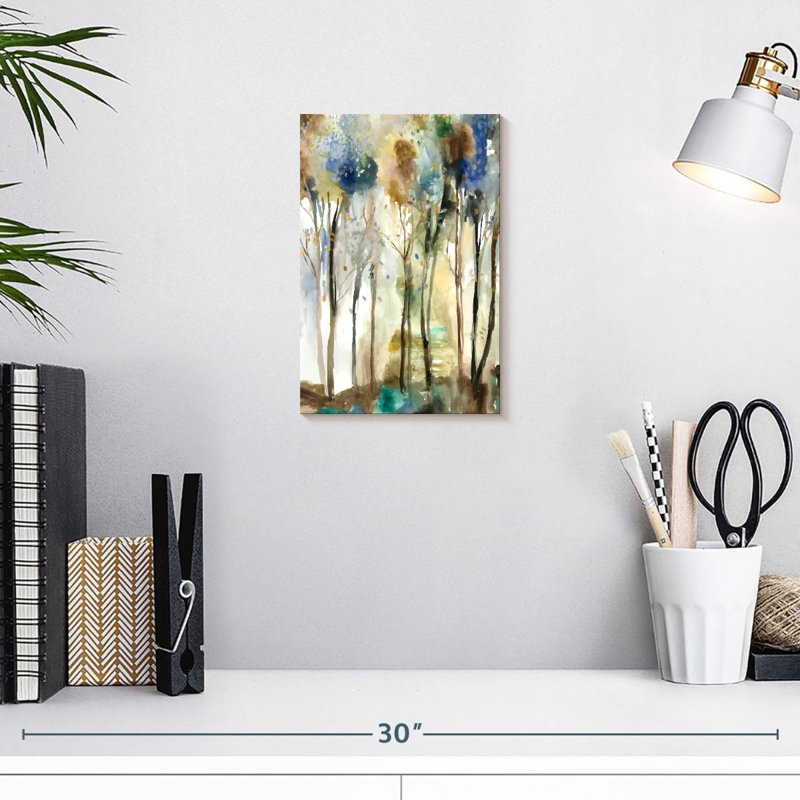 Harnek Tree Standing Tall I, 12" H x 8" W