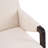 Vireo 6-Person Rubberwood Dining Table Set With Upholstered Chairs-128967553
