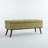 Delmy Mid Century Modern Storage Bench with Wood Base Tufted Ottoman-721657850
