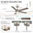 52-inch 5-Blade Ceiling Fan with Light and Remote,DC Motor,Adjustable LED Light for Indoor & Covered Outdoor Use-1210603248